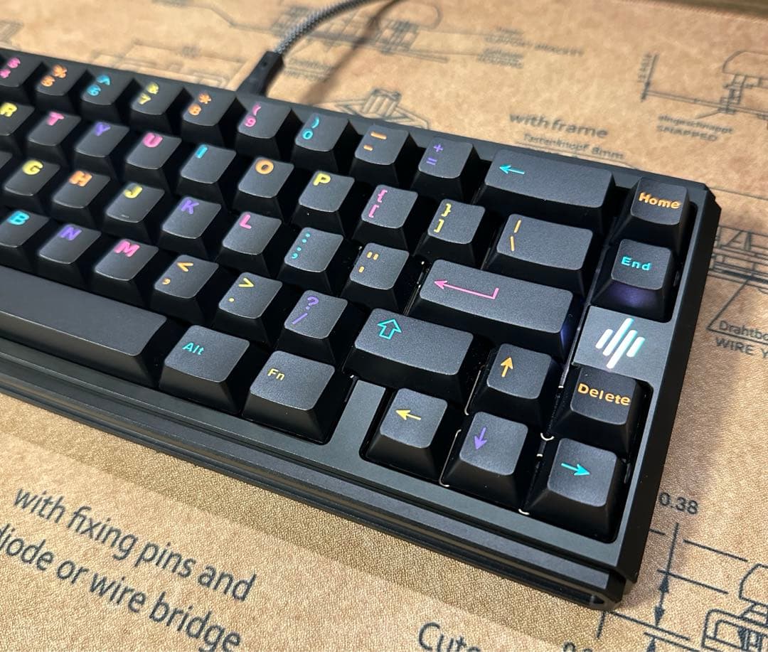 キーボード Drewdrop 65 DP65 Black Samurai