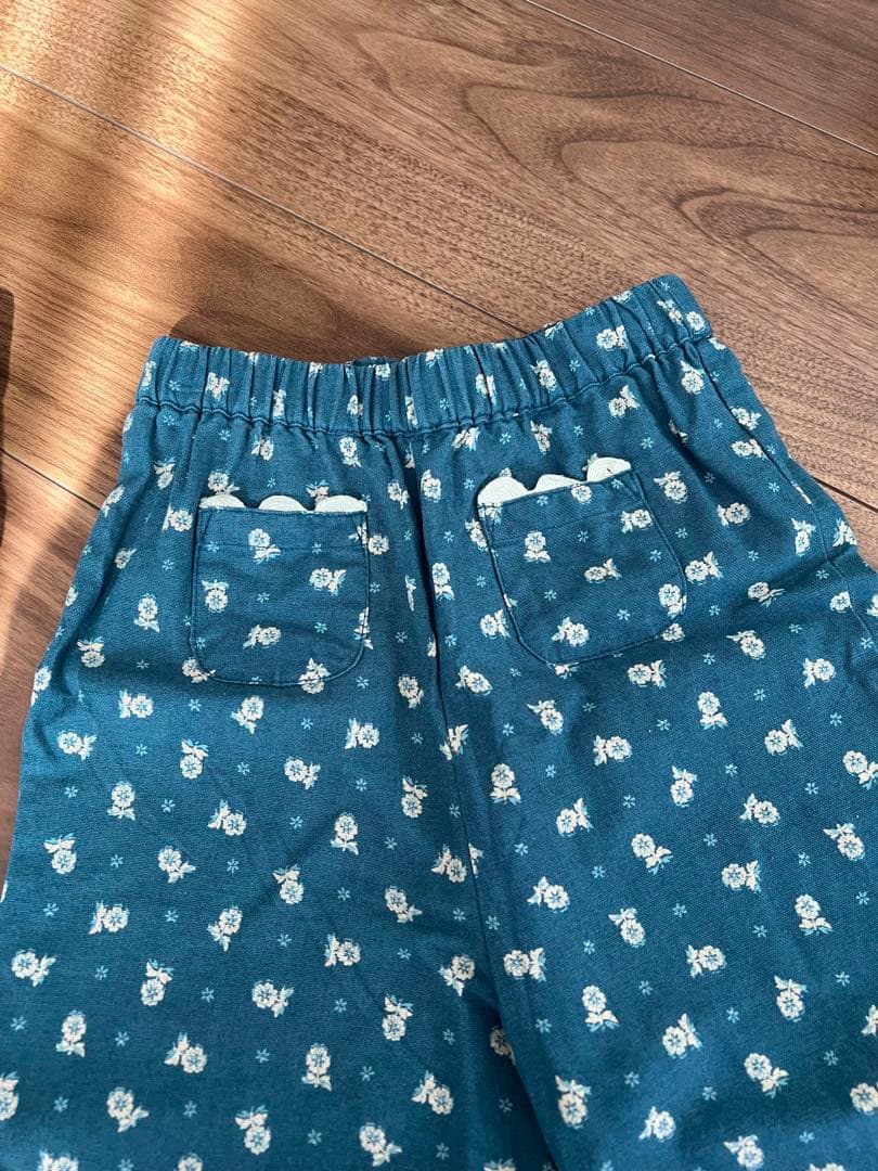 Apolina3-5y パンツ２枚 marlowe trouserとカーキ花柄