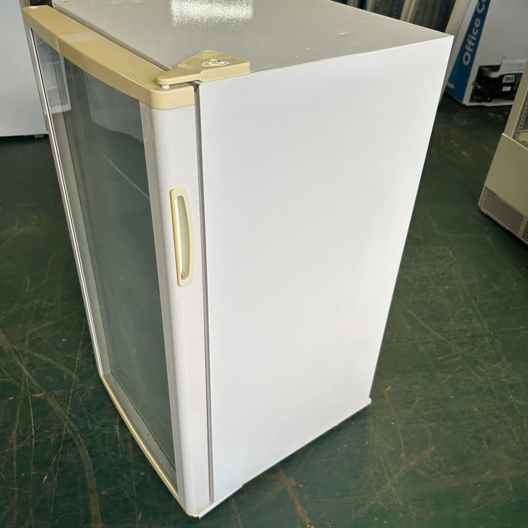 141業務用 冷蔵ショーケース オフィスコンビニ XW-105 左右開き 小型