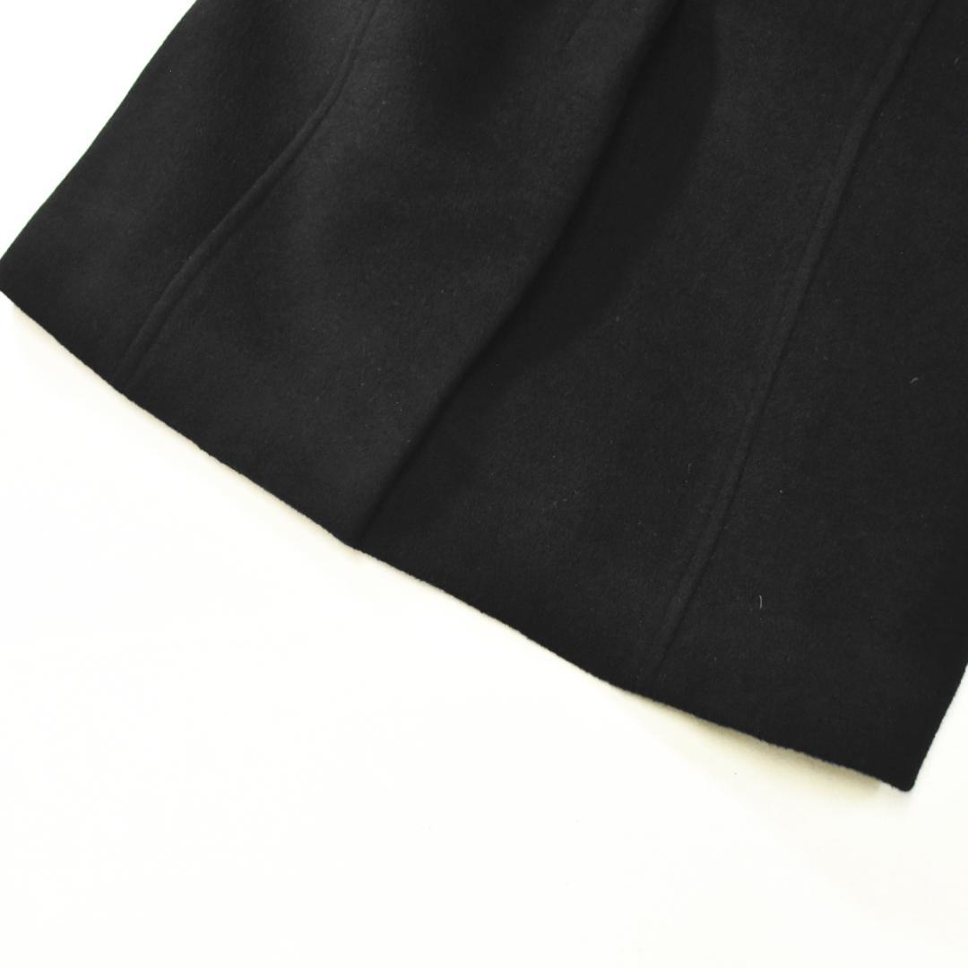 【上質】ビビアンタム アンゴラ混ウールロングコート 2 ブラック（裏地レッド）♪