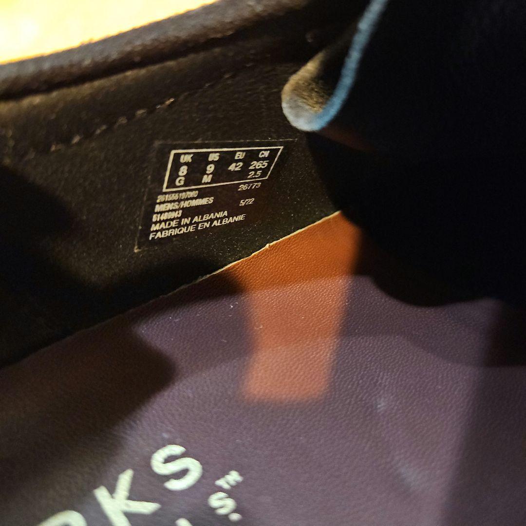 Clarks ワラビー ブラック UK8 26.5cm