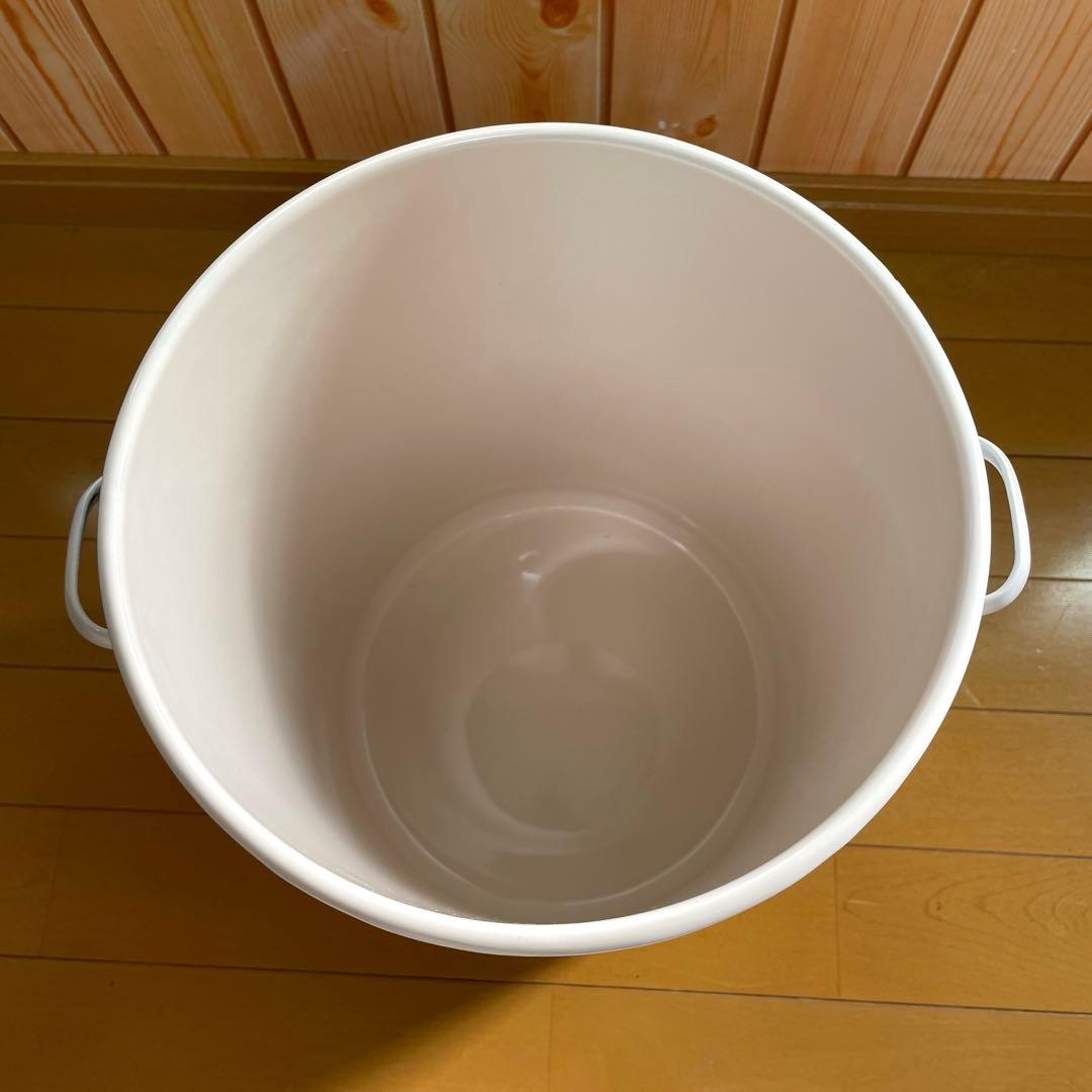 イマン　プリンセスローズ　トラッシュ缶　ホーロー