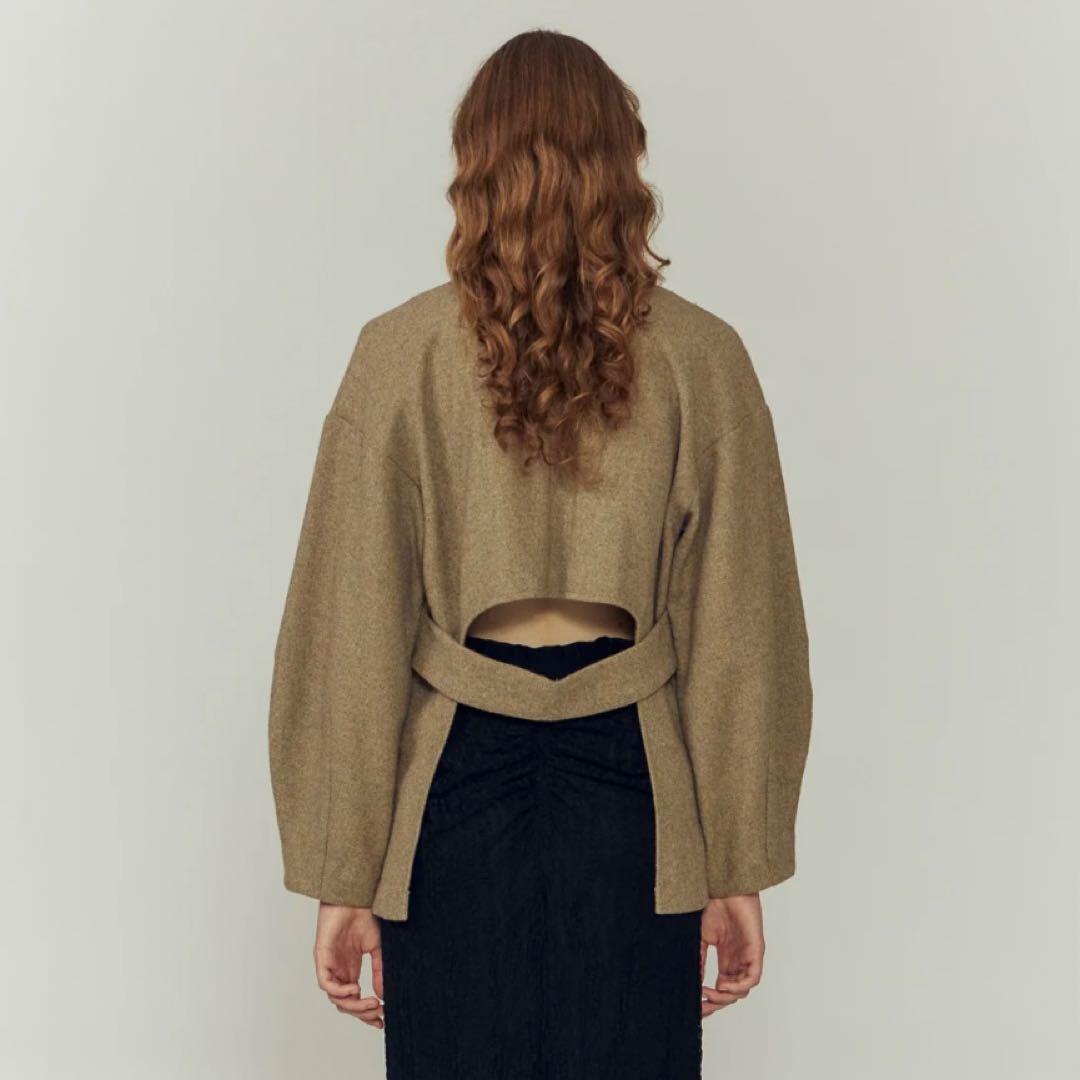 ジャケット・アウター Eaphi CURVE CUT LINE JACKET