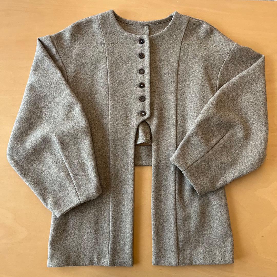 ジャケット・アウター Eaphi CURVE CUT LINE JACKET