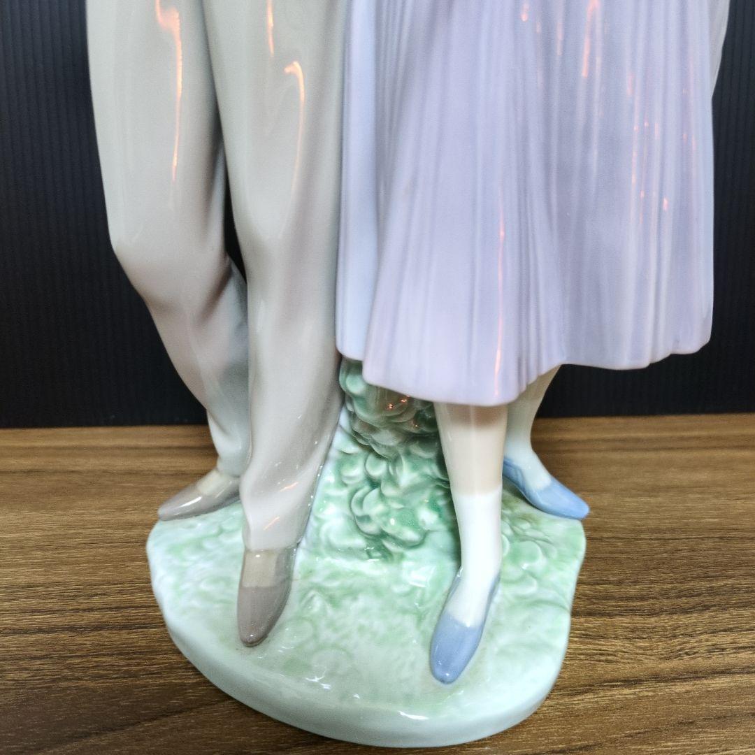 リヤドロ ゴルフ カップル 陶器