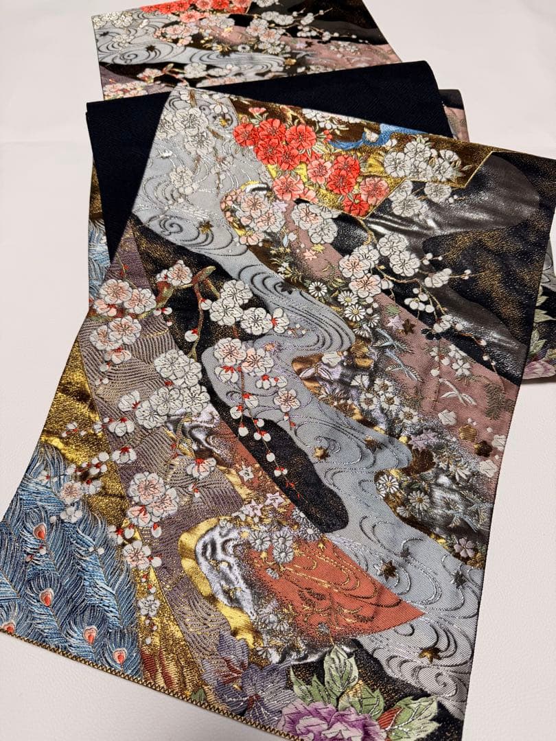 高級 袋帯 正絹 六通柄 純金箔24K ゴールド フォーマル 留袖 訪問着