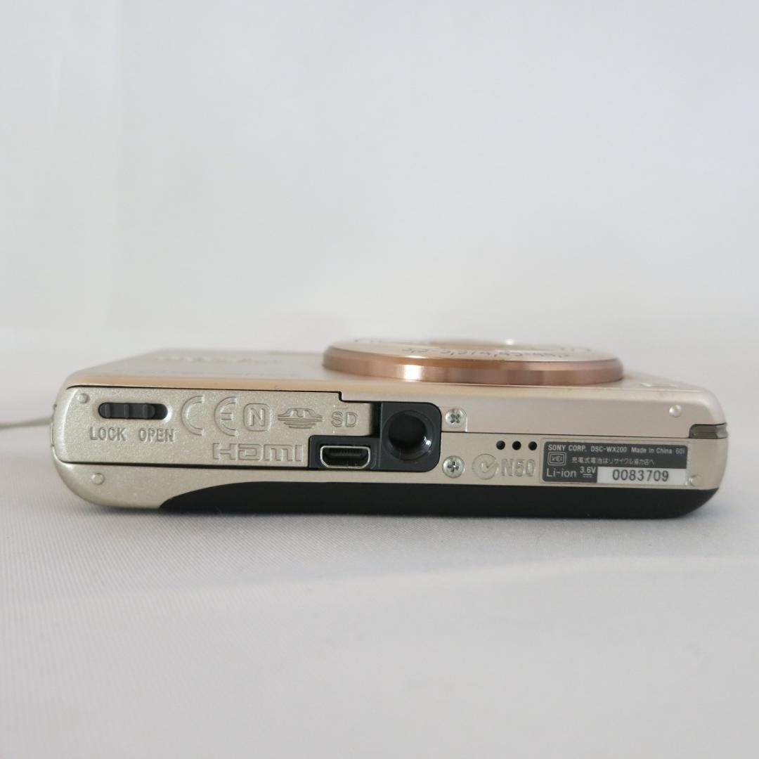 Sony サイバーショット DSC-WX200 デジタルカメラ　ゴールド