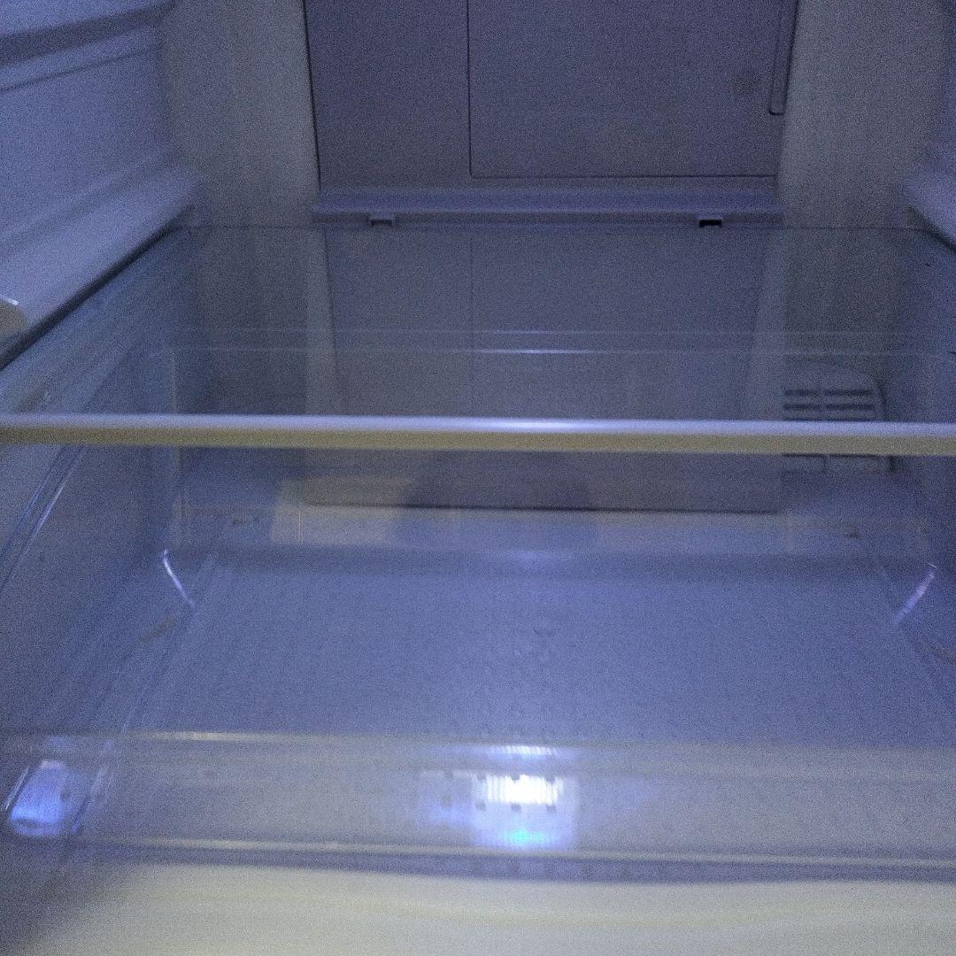 ☆お値下美品☆お洒落フロント面ガラス天板☆SHARP冷蔵庫 SJ-GD14F-W