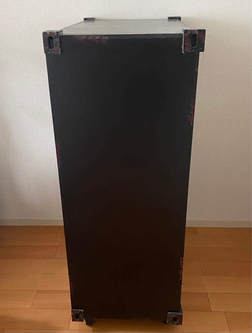 キャスター付き　チェスト　棚　キャビネット　インダストリアル　収納　引出し