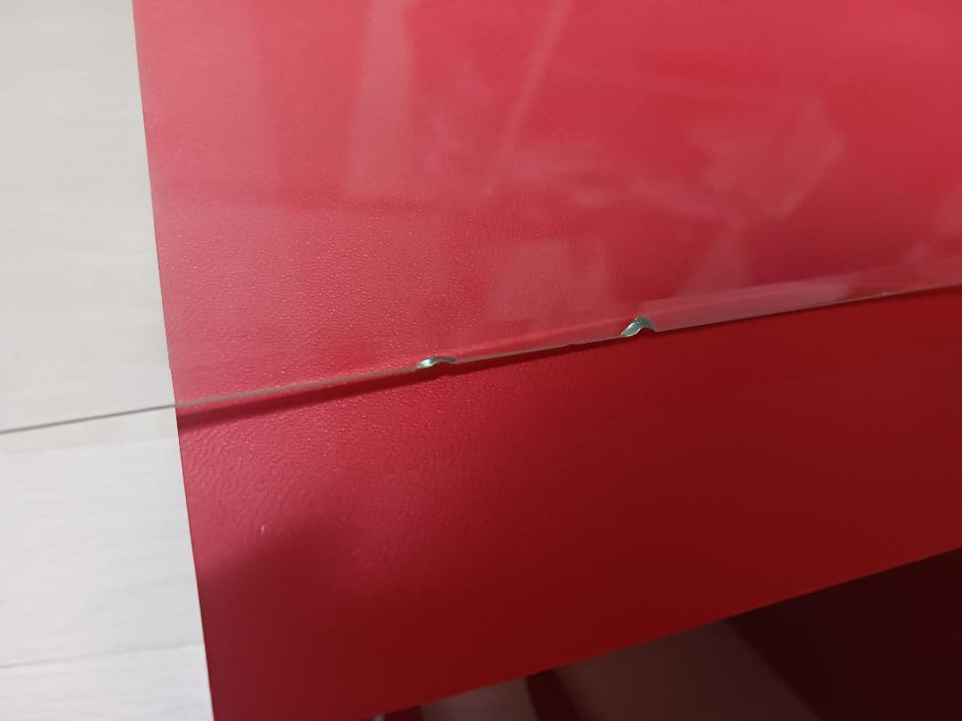 若干難ありBaccarat クリスタルフォトフレーム 赤