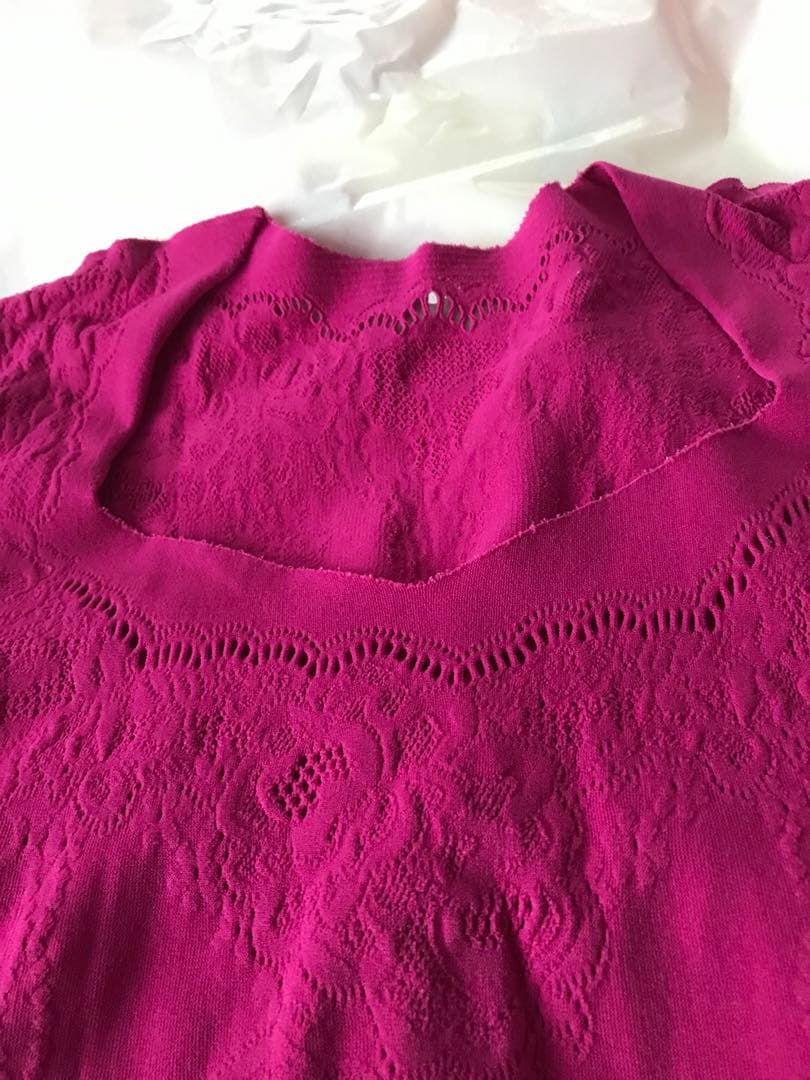 チャコットノーソーイングニット美品✨