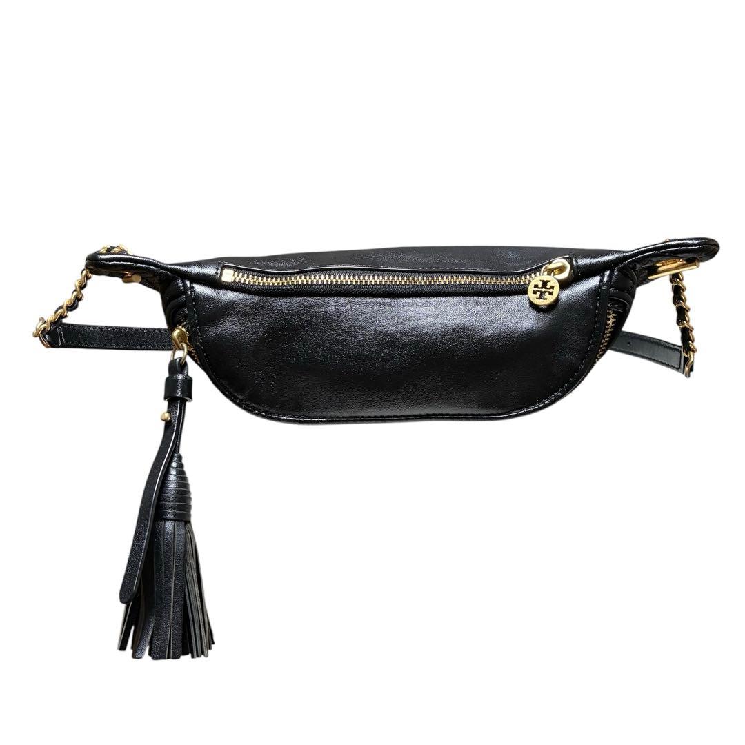 Tory Burch トリーバーチ ウエストバッグ キルティングレザー BLK