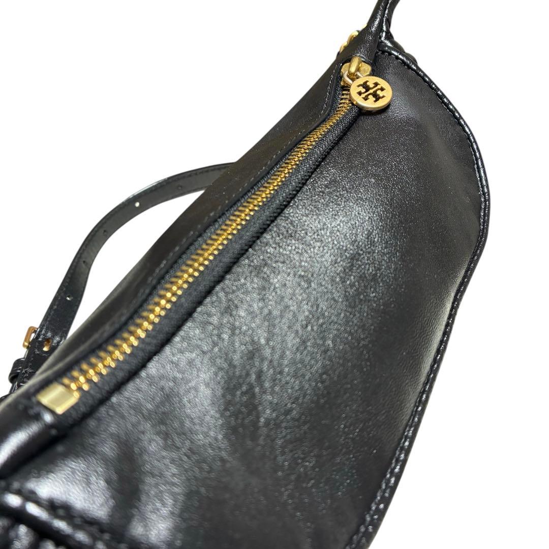 Tory Burch トリーバーチ ウエストバッグ キルティングレザー BLK
