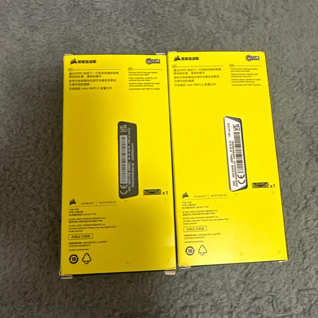 VENGEANCE DDR5 16GB メモリ 2個