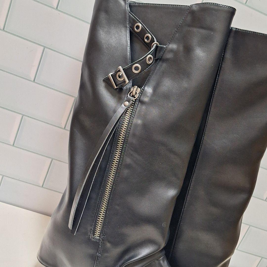 【美品】 SLY BELTED 2WAY BOOTS 23.5 ブーツ 黒