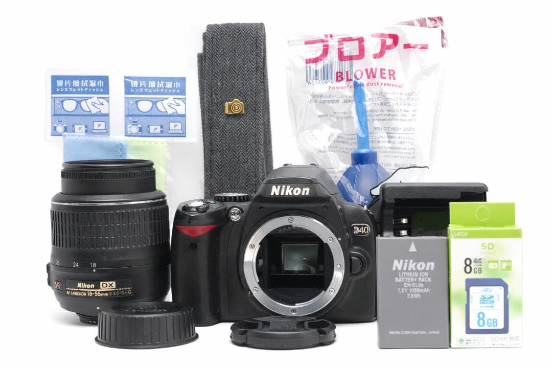Nikon D40　スマホ転送　安心の手振れ補正　一眼レフデビューピッタリの１台