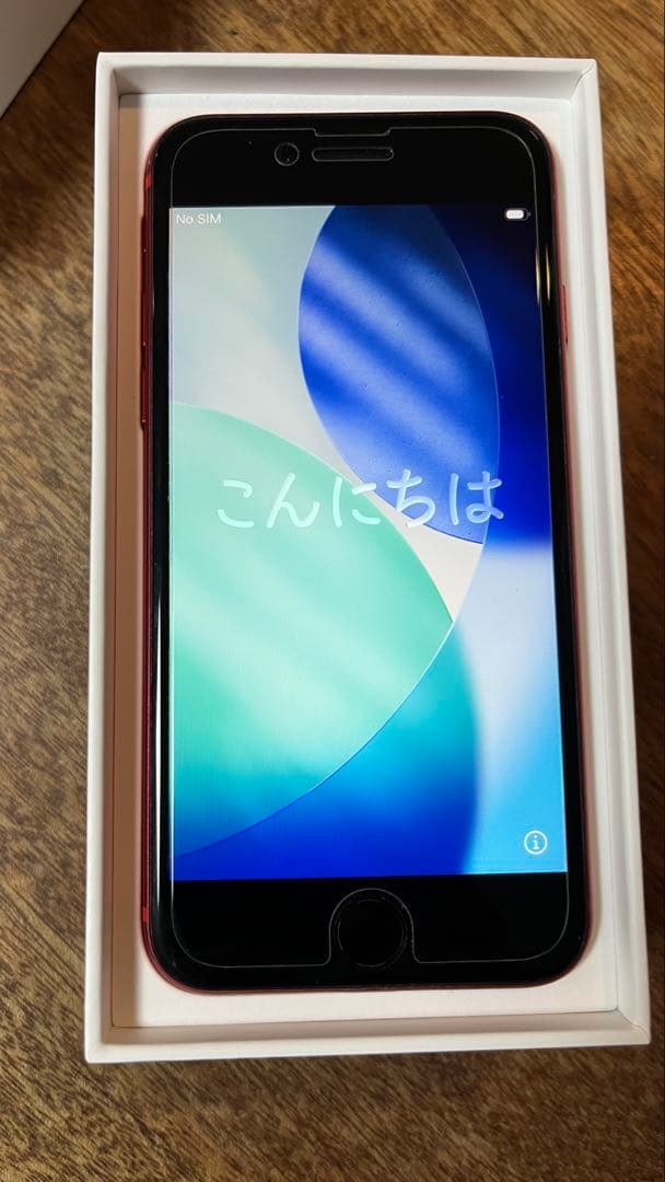 Apple iPhone SE (第2世代) レッド　64GB、バッテリ81%