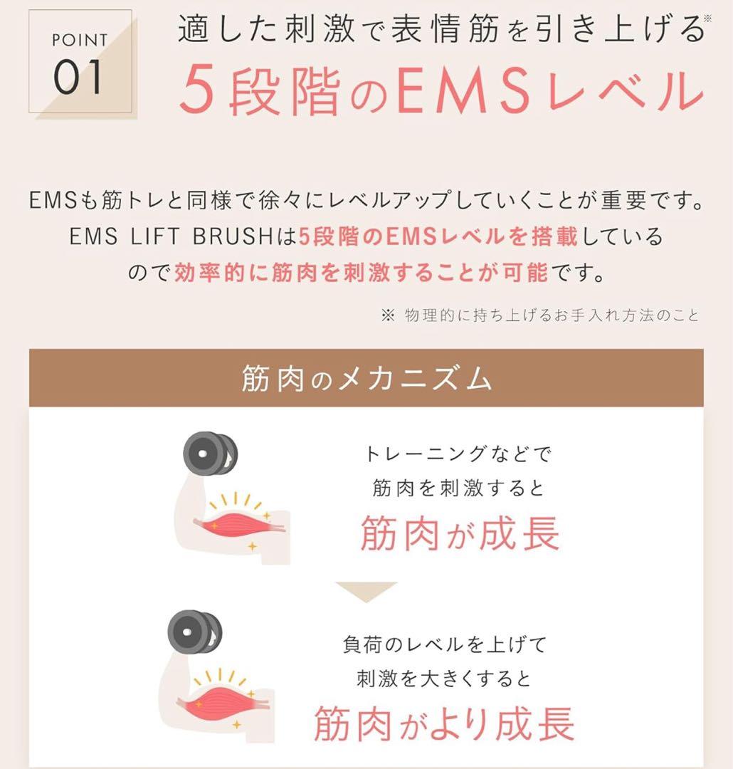 新品未使用 SALONIAサロニア EMS リフトブラシ 電気ブラシ