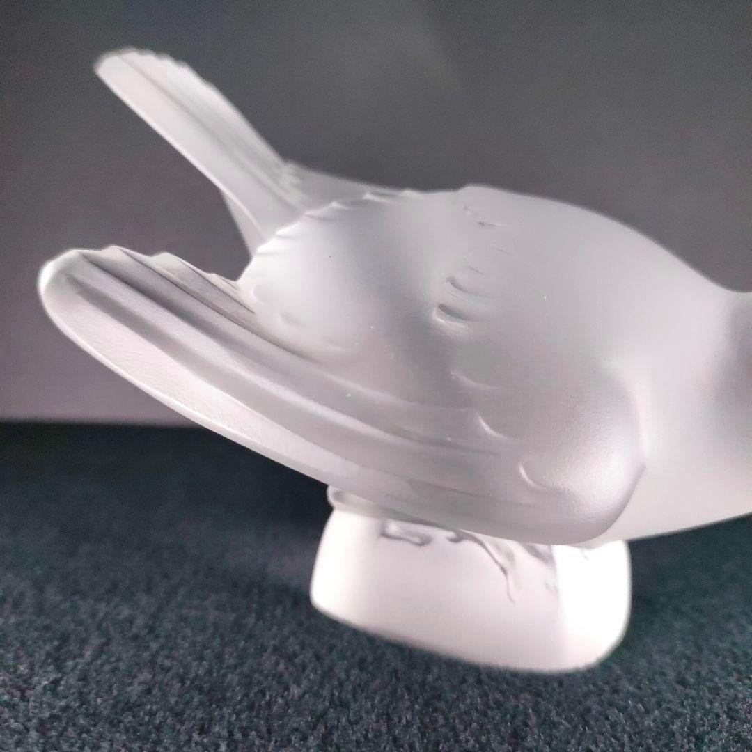 最高品質★ルネ・ラリック 雀 小鳥 スズメ クリスタル スズメ ペーパーウェイト