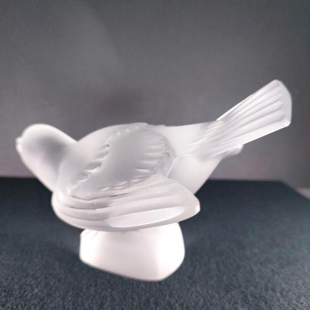 最高品質★ルネ・ラリック 雀 小鳥 スズメ クリスタル スズメ ペーパーウェイト