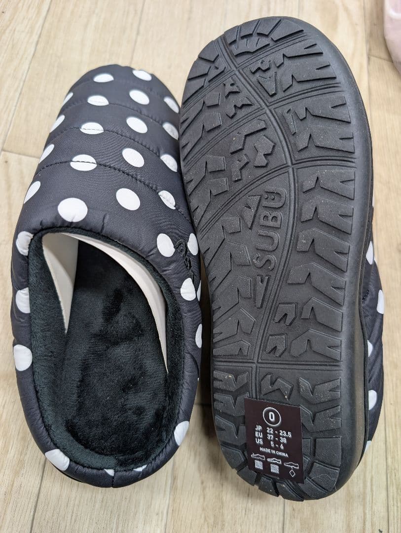 subu ドット サンダル 0 22-23.5cm スブ IVE レイ　送料無料