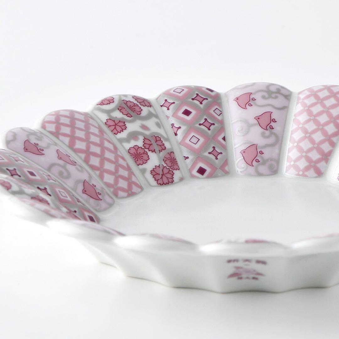 林九郎窯 花離宮 19cm 丸皿 6枚