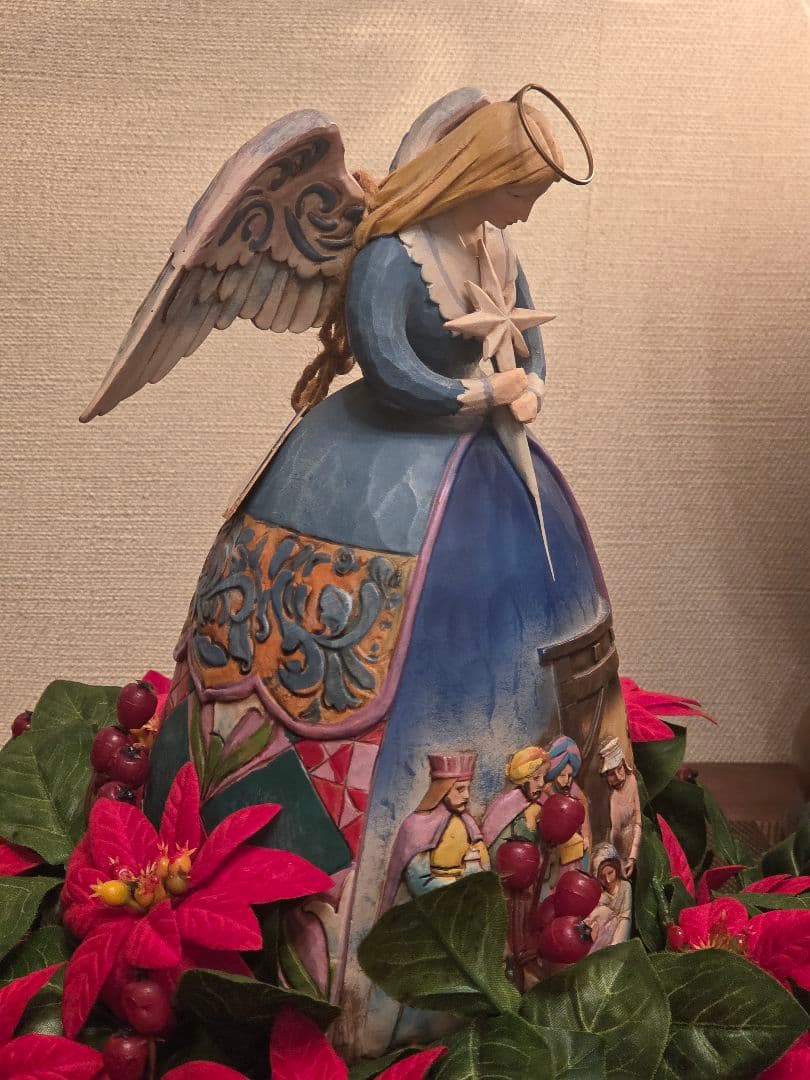 クリスマス　 ジムショア　天使の置物