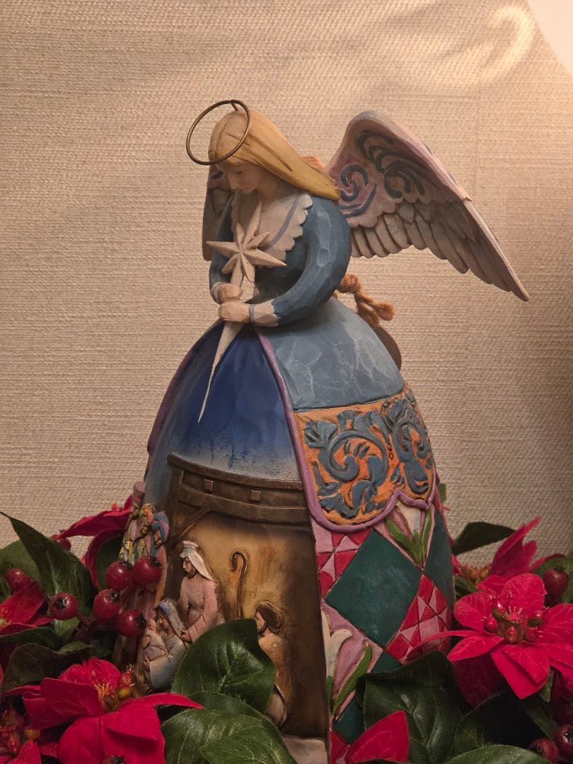 クリスマス　 ジムショア　天使の置物
