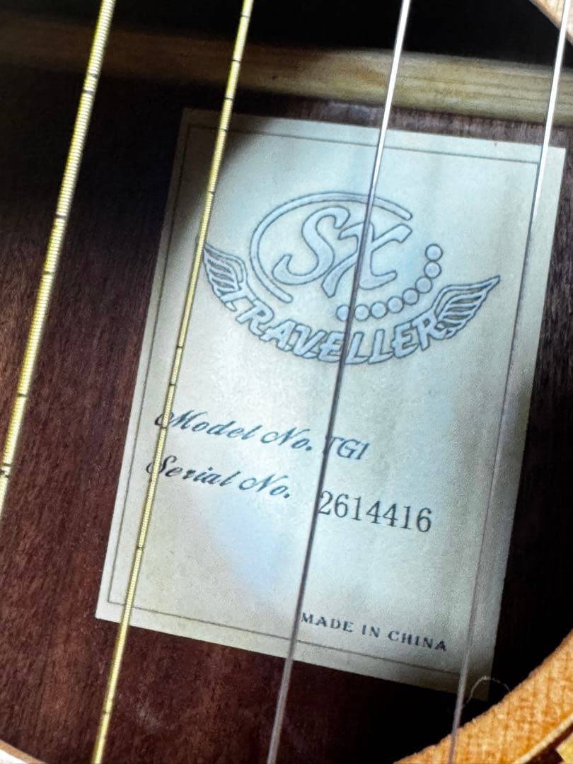 トラベルギター【 SX TRAVELLER TG1 】 アコースティックギター