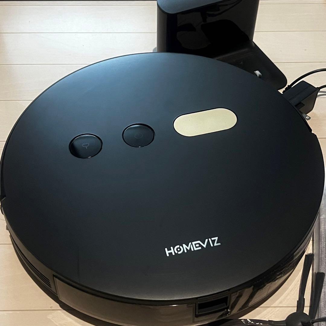 Faminode ロボット掃除機  水拭き両用　掃除機　黒　掃除用品　掃除