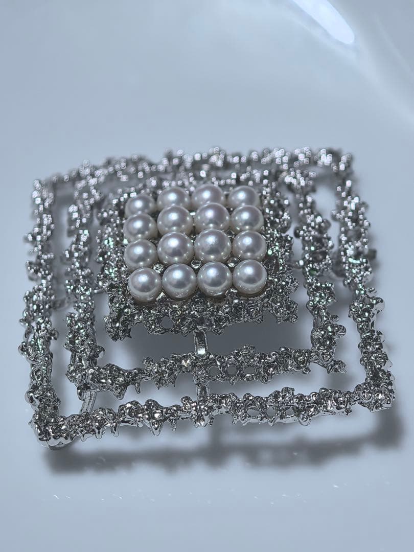 【vintage】TASAKI 田崎　パール　ブローチ　2way