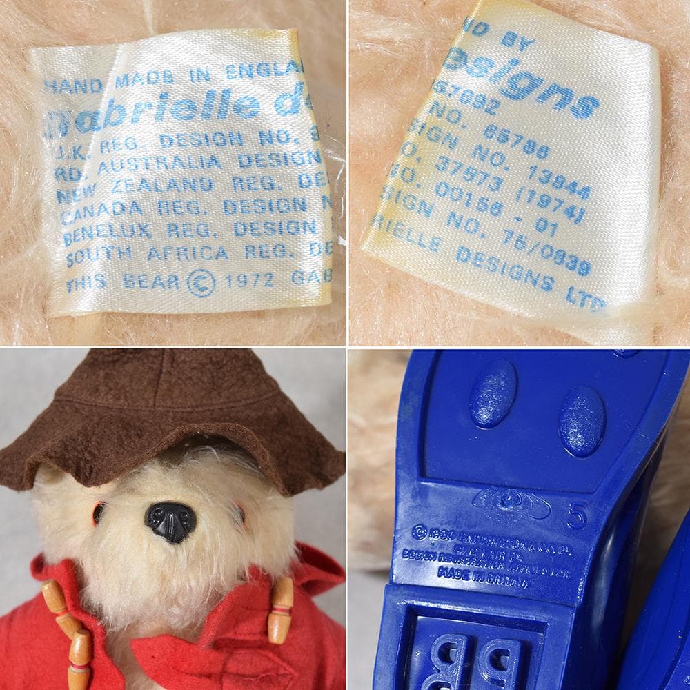 1970s gabrielle designs 英国製 くまのパディントン