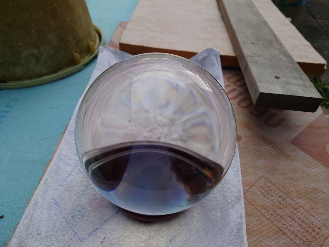 超巨大！煉水晶玉。美しい。