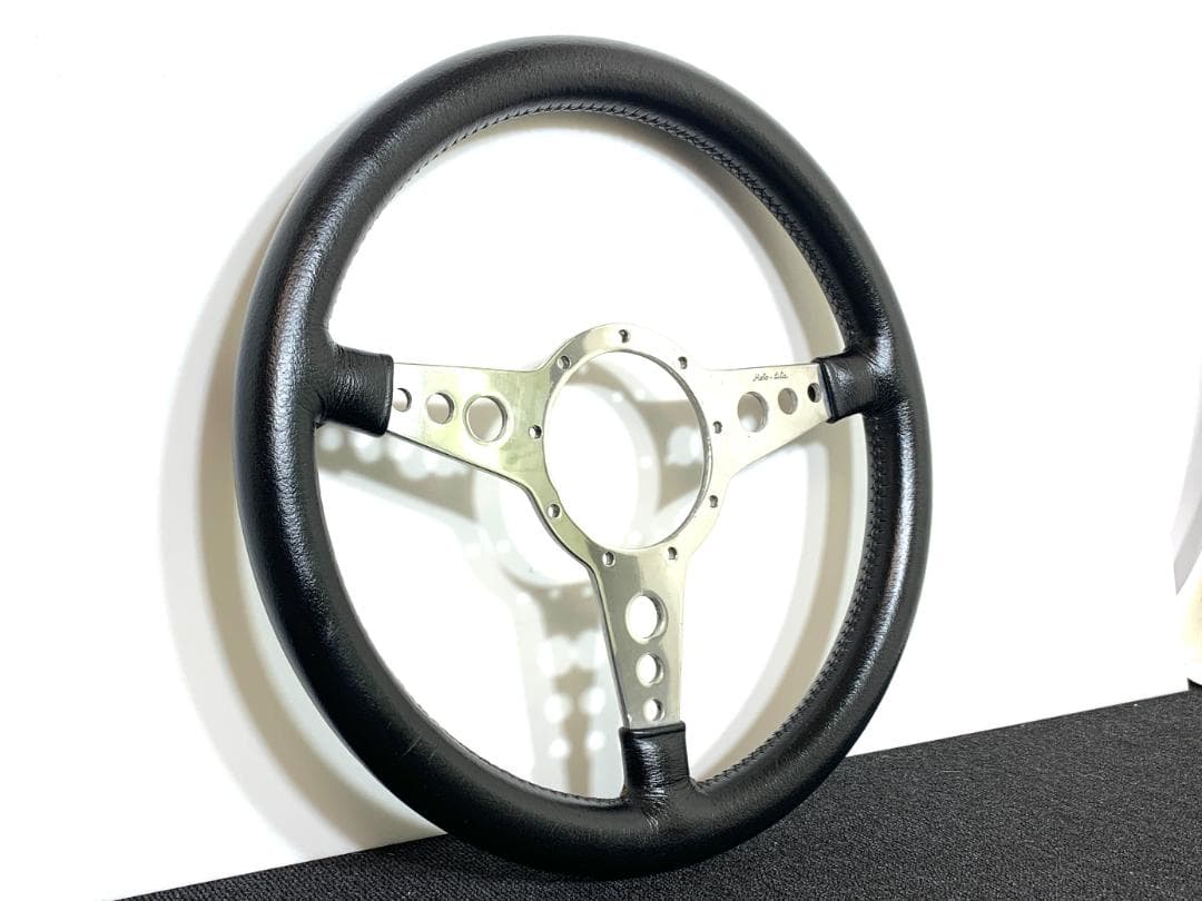 RKK モトリタ ブラック ステアリング 36.5パイ 美品 ミニ