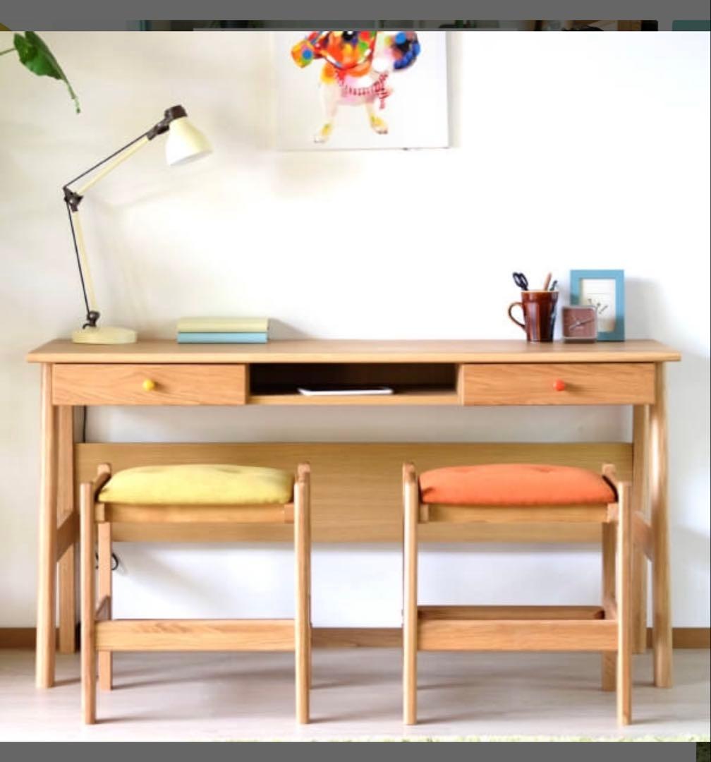 ツインデスク 学習デスク 学習机 勉強机 pcデスク 書斎机 引き取りのみ