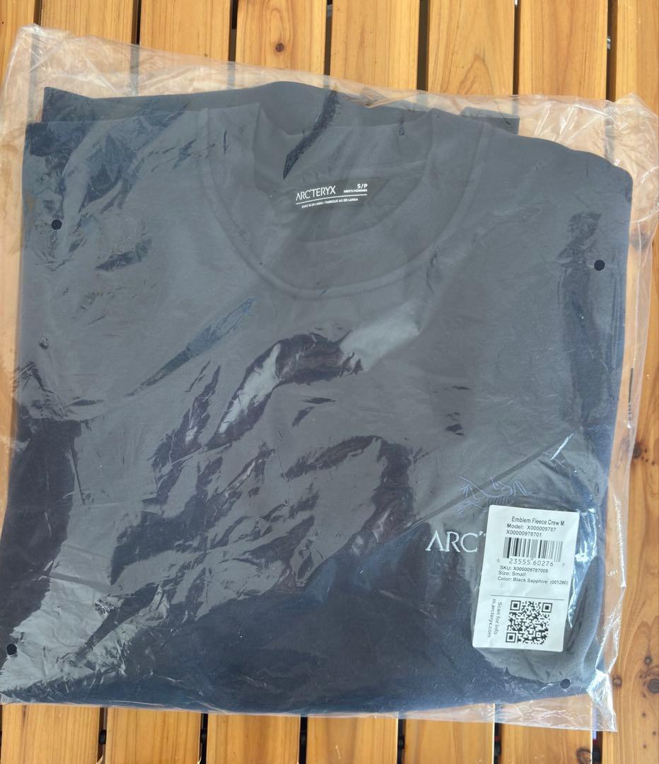 【新品未使用】Small Emblem Fleece Crew M ネイビー