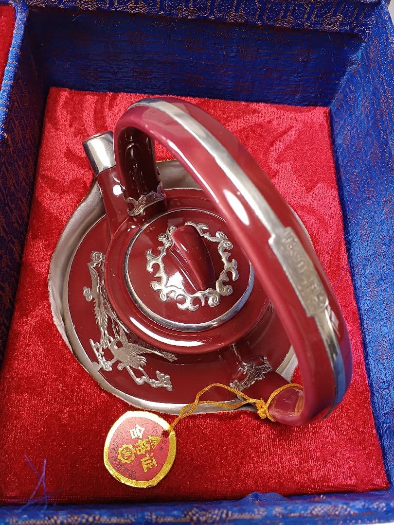 中国錫細工茶器　未使用品