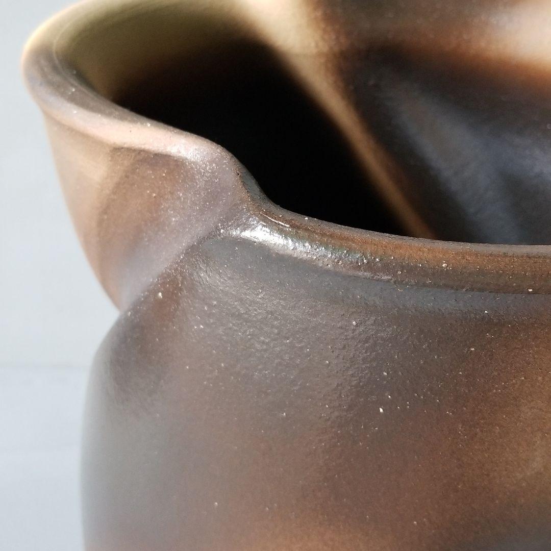 信楽焼傘立て 大容量❗特大ひねり  高さ４７cm