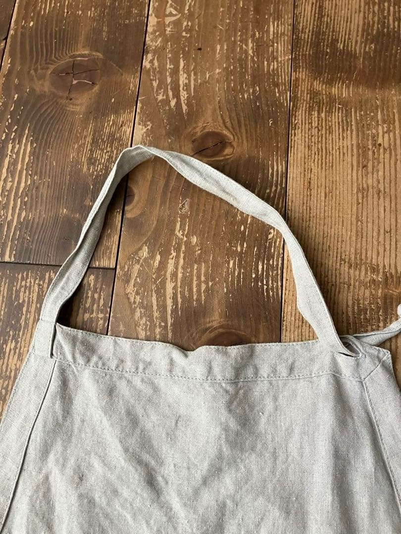 ARTS&SCIENCE アーツ&サイエンス エプロン ベージュ 生成り 9