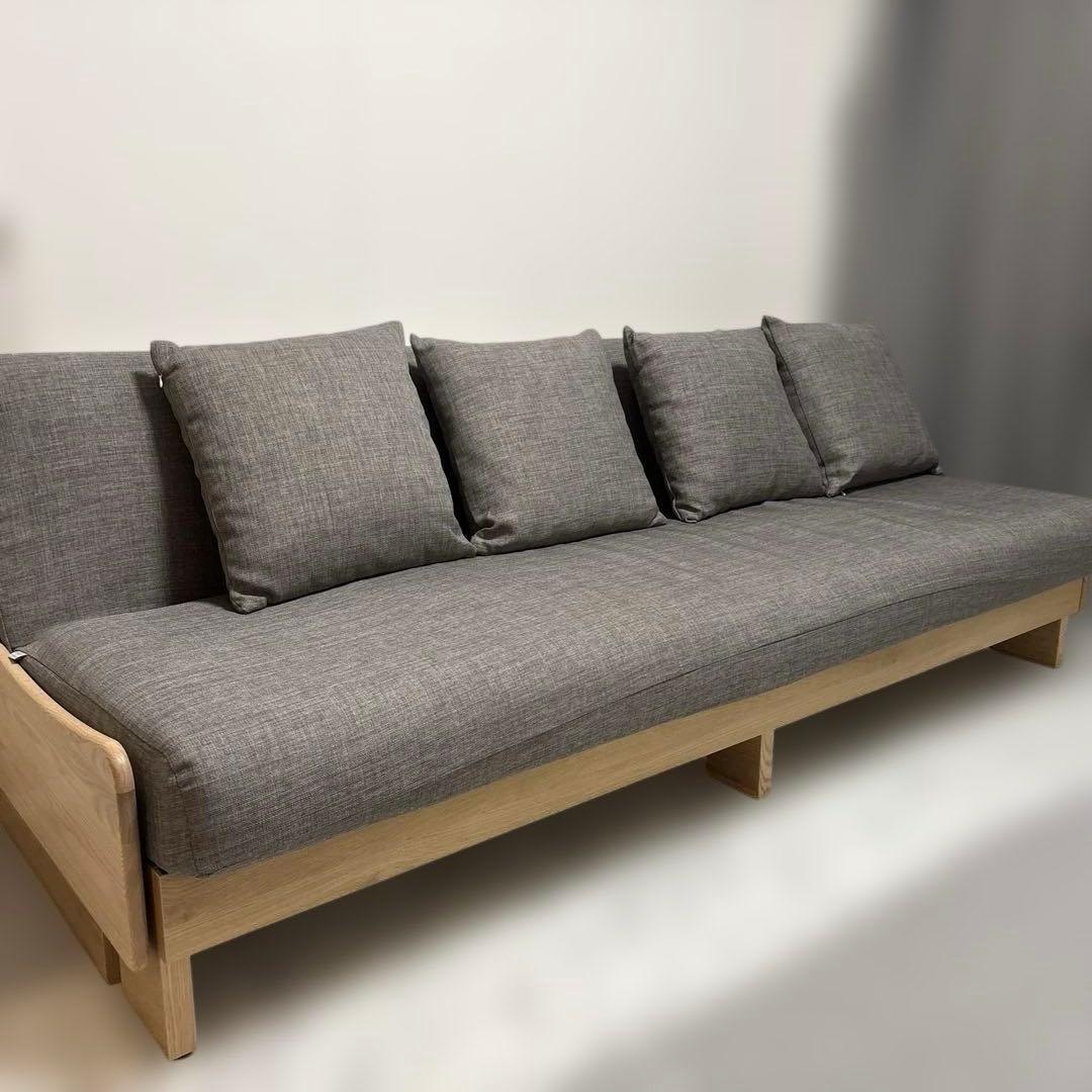 3人掛けソファ・ベッドスタイル　ごろ寝ソファ　モーブル　【送料込み】