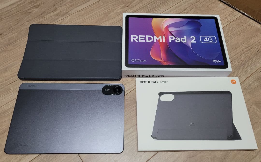 ぷにまる様美 REDMI Pad 2 4G タブレット 本体 カバー付き