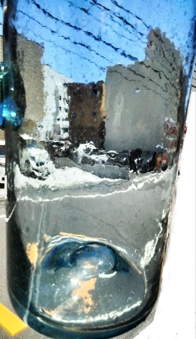 小谷眞三 倉敷ガラスアンティーク貴重なレア大きな花入れ1980年代購入