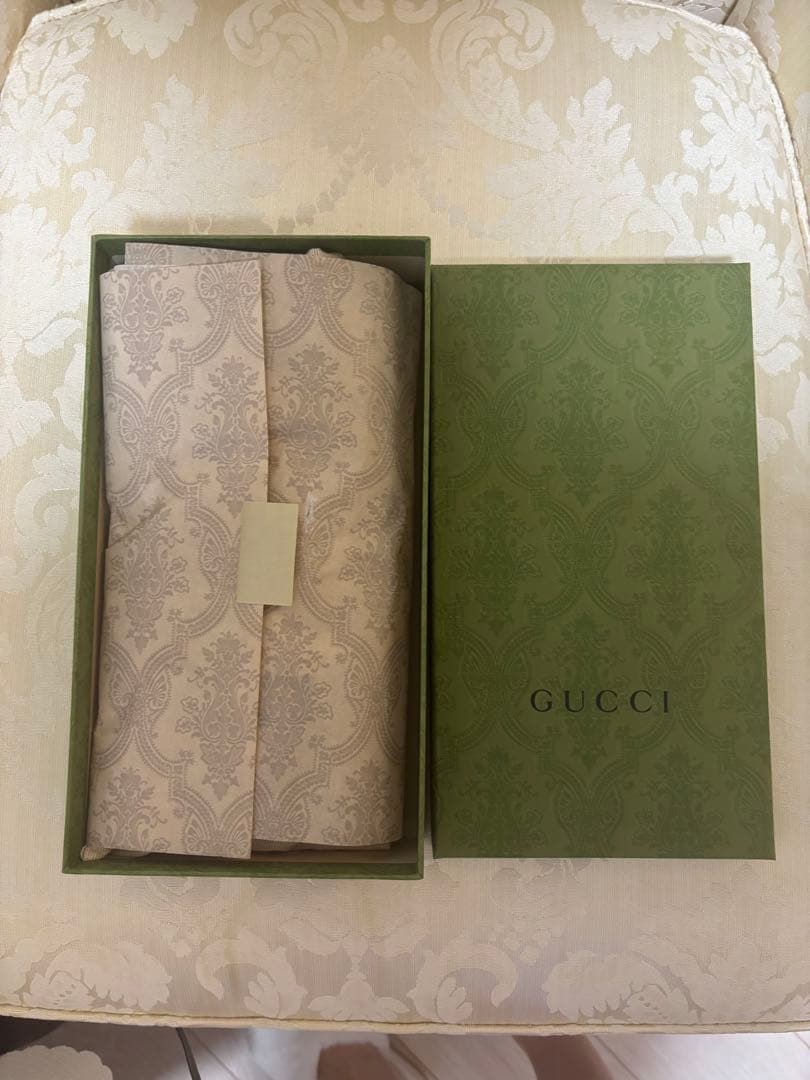 GUCCI 箱あり ブラウンレザー手袋