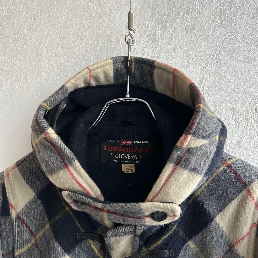 70S イングランド製 gloverall tartaneer ダッフルコート
