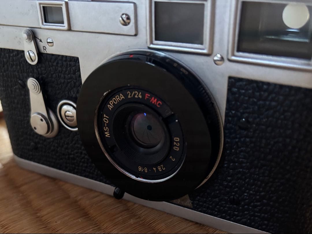 最終値下 ms-optics APORIA 24mm f2 漆 ライカMマウント