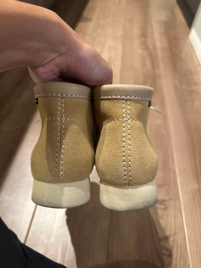 CLARKS ワラビーブーツ（ゴアテックス）ベージュ　サイズUS9（27cm）
