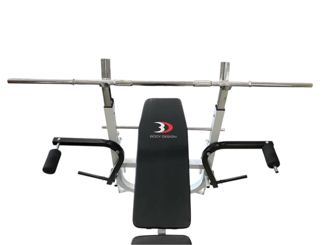 ★BODY DESIGN マルチプレスベンチシャフト付き D-003