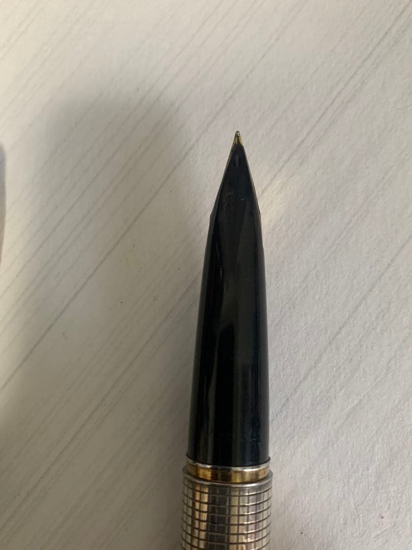 PILOT Elite シルバー 万年筆 18Kペン先