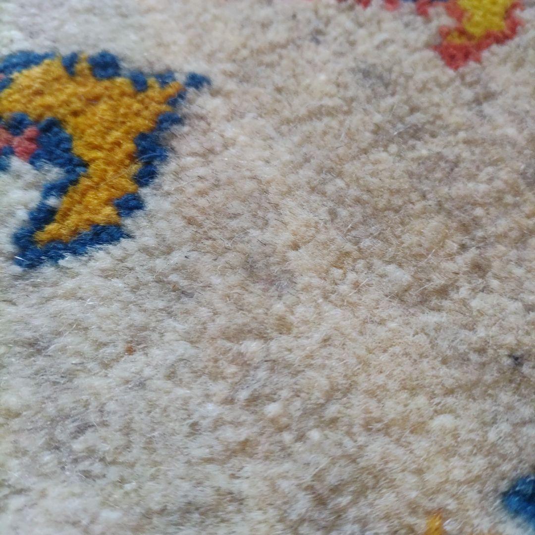 イラン シラーズ 手織り 草木染 座布団ギャッベ チェアマット