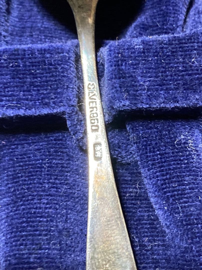 京都　寺内　スプーン　シルバー950